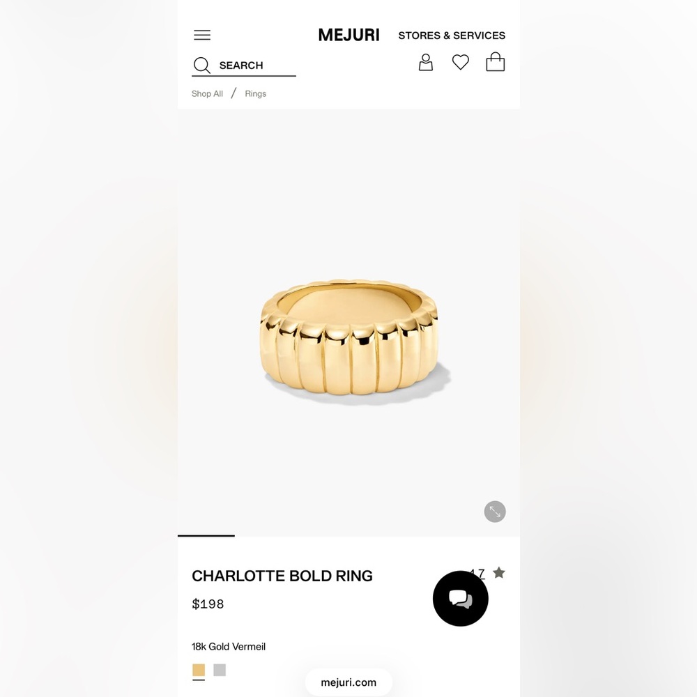 Mejuri gold ring